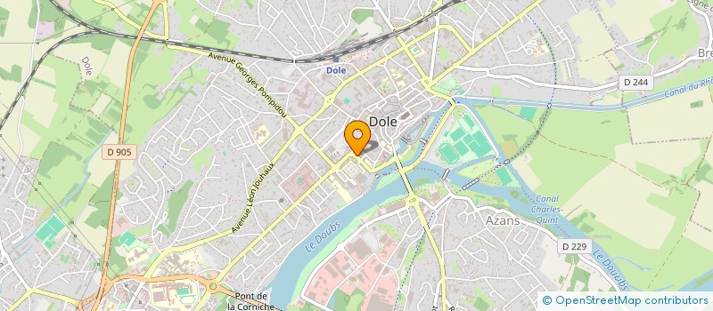 localisation de l'entreprise MONSIEUR NICOLAS ROQUES à DOLE