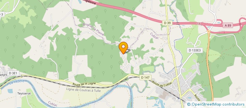 localisation de l'entreprise MONSIEUR NICOLAS ROQUES  CUBLAC