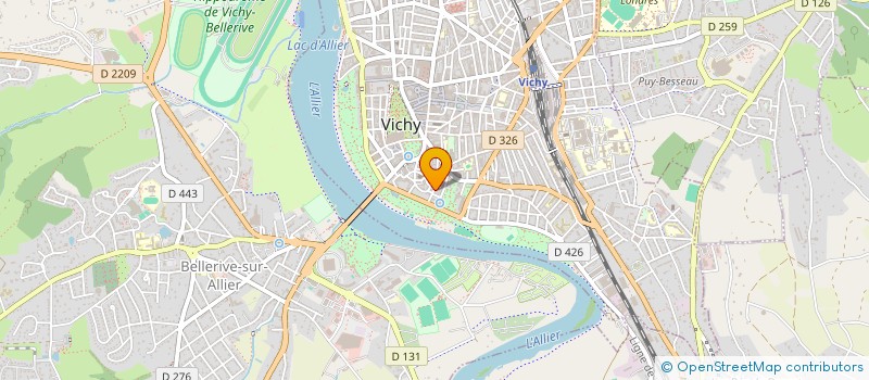 localisation de l'entreprise MONSIEUR NICOLAS ROQUES à VICHY