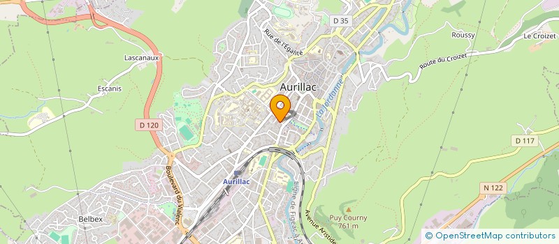 localisation de l'entreprise MONSIEUR NICOLAS ROQUES à AURILLAC