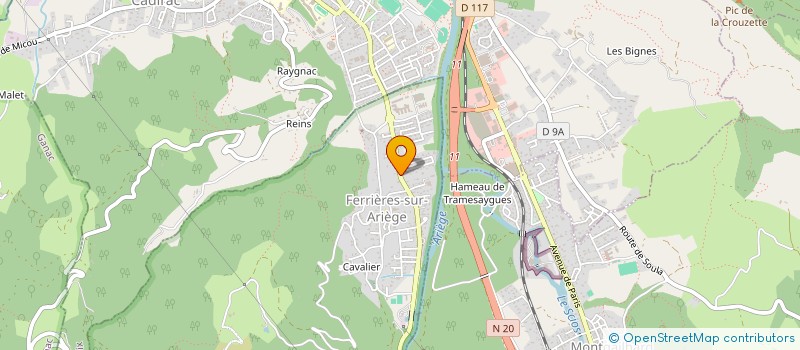 localisation de l'entreprise MONSIEUR NICOLAS ROQUES à FERRIERES-SUR-ARIEGE