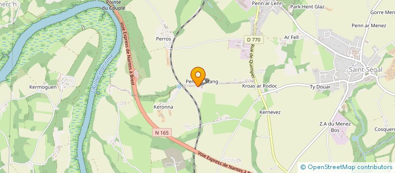 localisation de l'entreprise MONSIEUR NICOLAS ROSMORDUC  SAINT-SEGAL