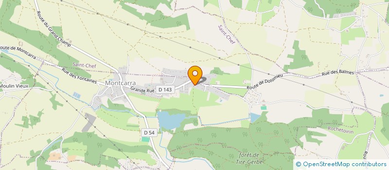 localisation de l'entreprise MONSIEUR NICOLAS ROSTAING  MONTCARRA