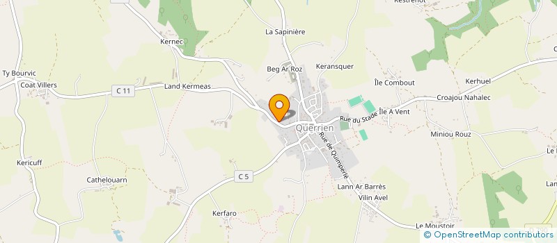 localisation de l'entreprise MONSIEUR NICOLAS ROUAULT  QUERRIEN