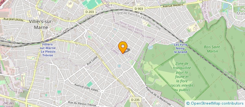 localisation de l'entreprise MONSIEUR NICOLAS ROUBAUD  VILLIERS-SUR-MARNE