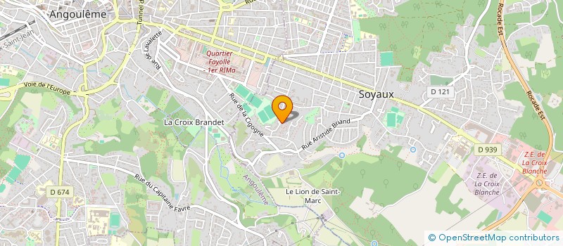 localisation de l'entreprise MONSIEUR NICOLAS ROUCOU  SOYAUX