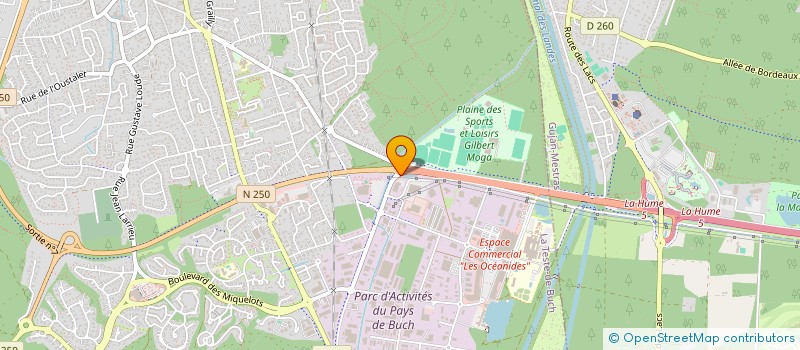 localisation de l'entreprise MONSIEUR NICOLAS ROULIERE à LA TESTE-DE-BUCH