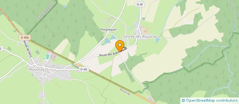 localisation de l'entreprise MONSIEUR NICOLAS ROULOIS  SINCEY-LES-ROUVRAY