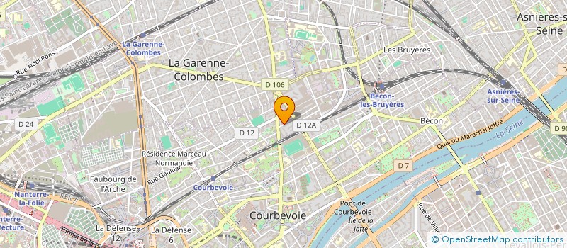 localisation de l'entreprise MONSIEUR NICOLAS ROUMY à COURBEVOIE