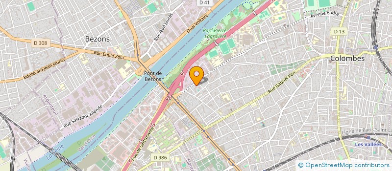 localisation de l'entreprise MONSIEUR NICOLAS ROURE  COLOMBES