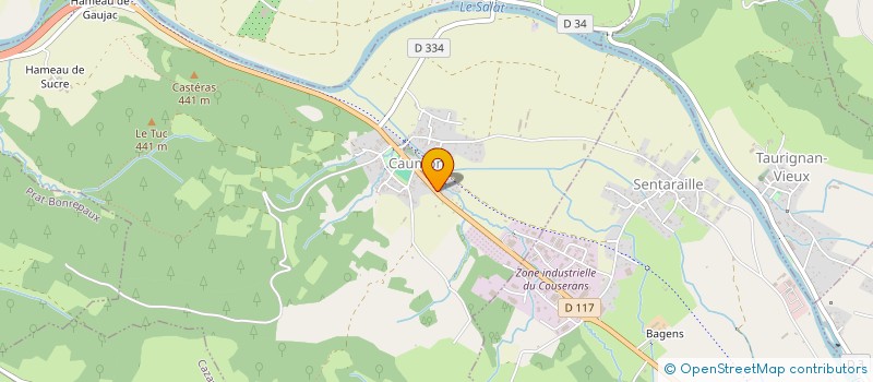 localisation de l'entreprise MONSIEUR NICOLAS ROUS à CAUMONT