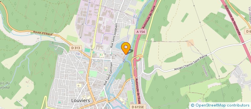 localisation de l'entreprise MONSIEUR NICOLAS ROUSSAY  LOUVIERS