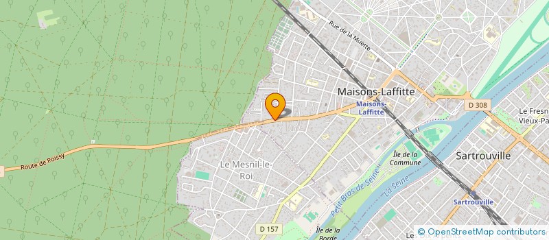 localisation de l'entreprise MONSIEUR NICOLAS ROUSSEAU  MAISONS-LAFFITTE