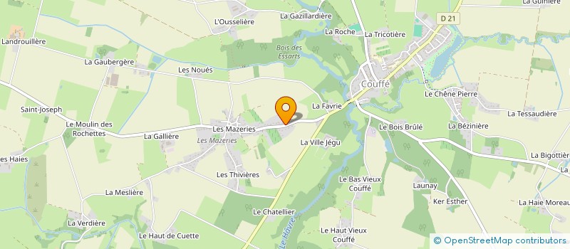 localisation de l'entreprise MONSIEUR NICOLAS ROUSSEAU  COUFFE