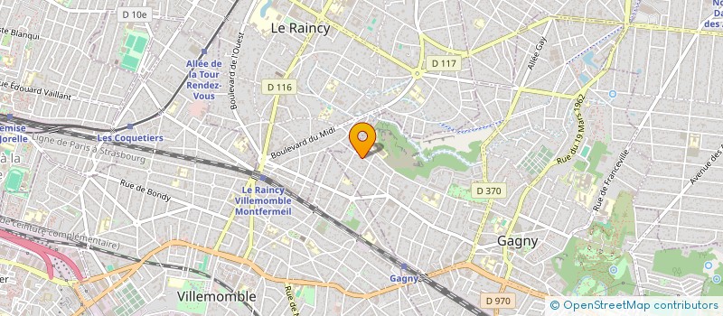 localisation de l'entreprise MONSIEUR NICOLAS ROUSSEL  GAGNY