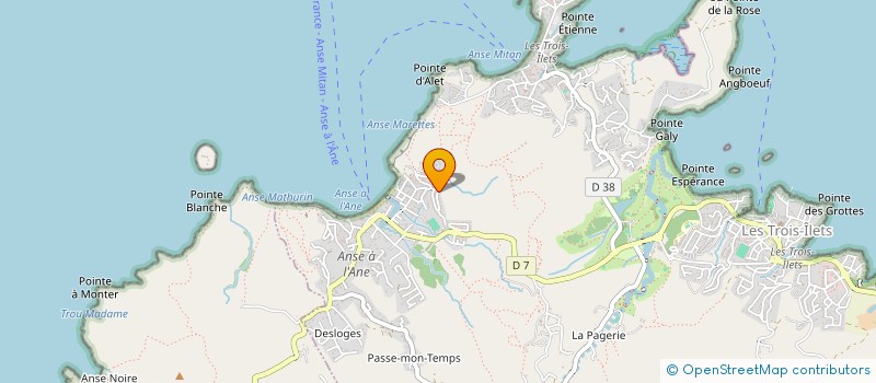 localisation de l'entreprise MONSIEUR NICOLAS ROUSSEL à LES TROIS-ILETS