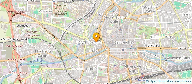localisation de l'entreprise MONSIEUR NICOLAS ROUSSELLE  RENNES