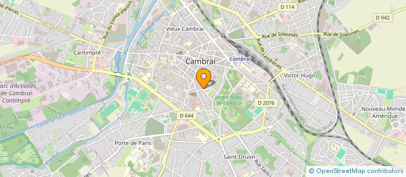 localisation de l'entreprise MONSIEUR NICOLAS ROUSSELLE  CAMBRAI