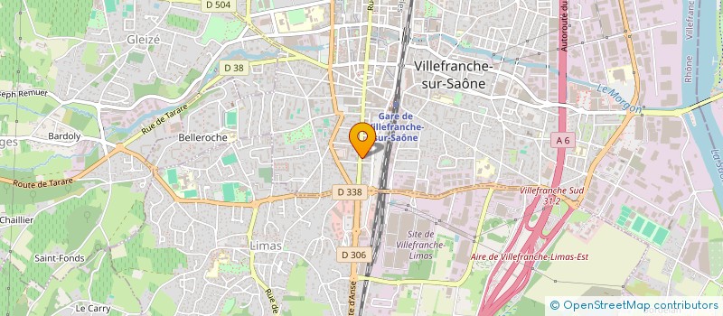 localisation de l'entreprise MONSIEUR NICOLAS ROUSSEY  VILLEFRANCHE-SUR-SAONE