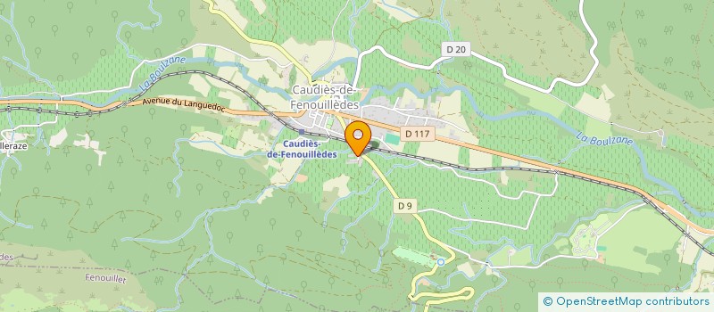 localisation de l'entreprise MONSIEUR NICOLAS ROUSSON  CAUDIES-DE-FENOUILLEDES