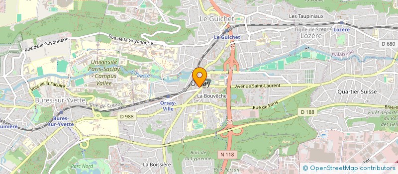localisation de l'entreprise MONSIEUR NICOLAS ROUSSOU à ORSAY