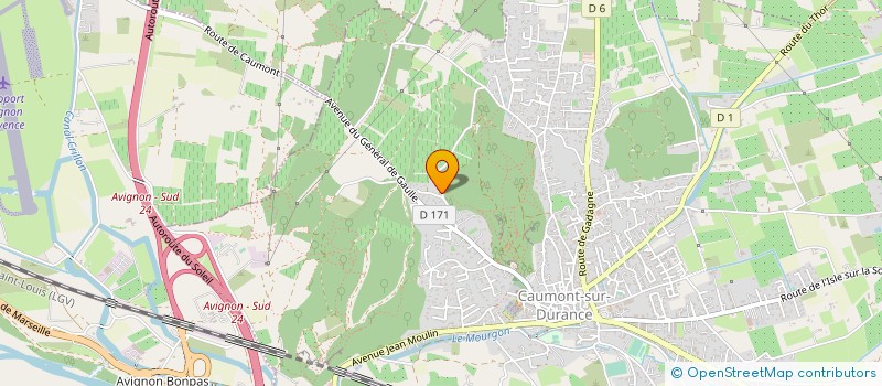 localisation de l'entreprise MONSIEUR NICOLAS ROUSTAN à CAUMONT-SUR-DURANCE