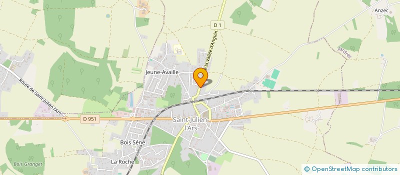 localisation de l'entreprise MONSIEUR NICOLAS ROUVREAU  SAINT-JULIEN-L'ARS