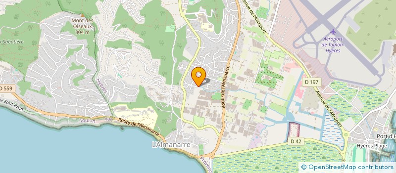 localisation de l'entreprise MONSIEUR NICOLAS ROUVROY à HYERES
