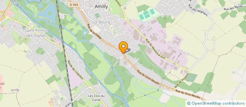localisation de l'entreprise MONSIEUR NICOLAS ROY à AMILLY