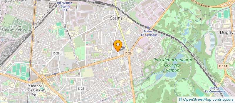 localisation de l'entreprise MONSIEUR NICOLAS ROY  STAINS