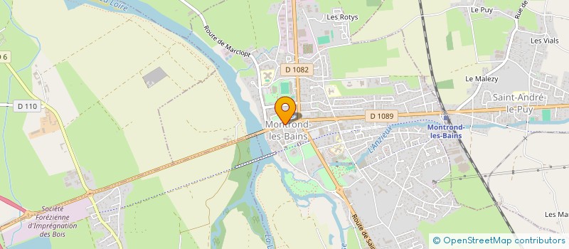 localisation de l'entreprise MONSIEUR NICOLAS ROYER  MONTROND-LES-BAINS