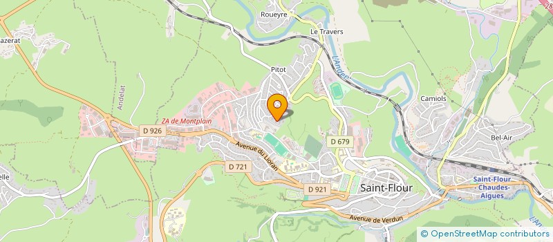 localisation de l'entreprise MONSIEUR NICOLAS ROYER à SAINT-FLOUR