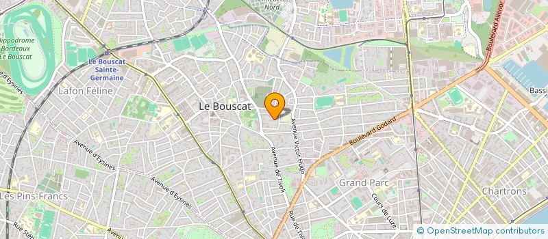 localisation de l'entreprise MONSIEUR NICOLAS ROYERE à LE BOUSCAT