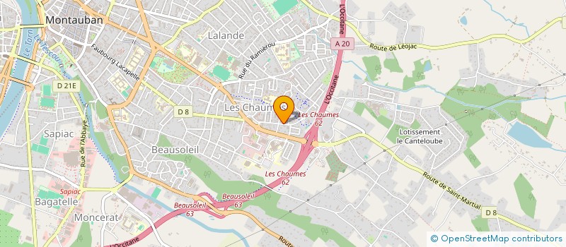 localisation de l'entreprise MONSIEUR NICOLAS ROYERE  MONTAUBAN