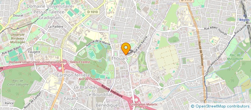 localisation de l'entreprise MONSIEUR NICOLAS RUAULT  TALENCE