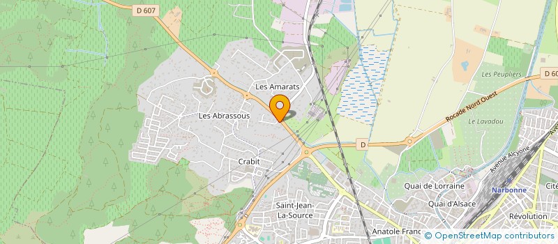 localisation de l'entreprise MONSIEUR NICOLAS RUBIO  NARBONNE