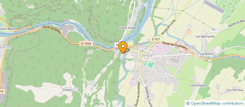 localisation de l'entreprise MONSIEUR NICOLAS RUBOD DIT GUILLET  YENNE