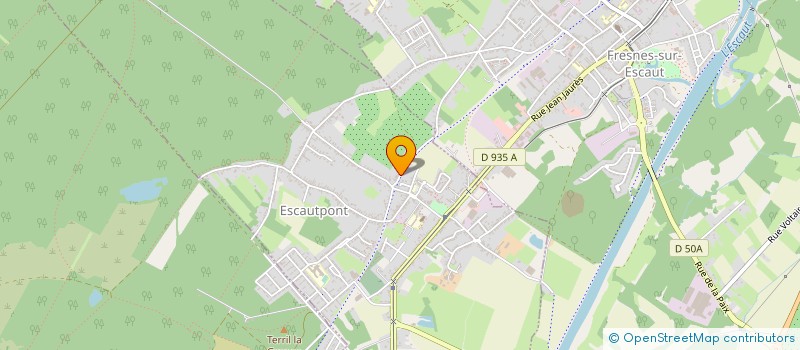 localisation de l'entreprise MONSIEUR NICOLAS RUDANT à ESCAUTPONT