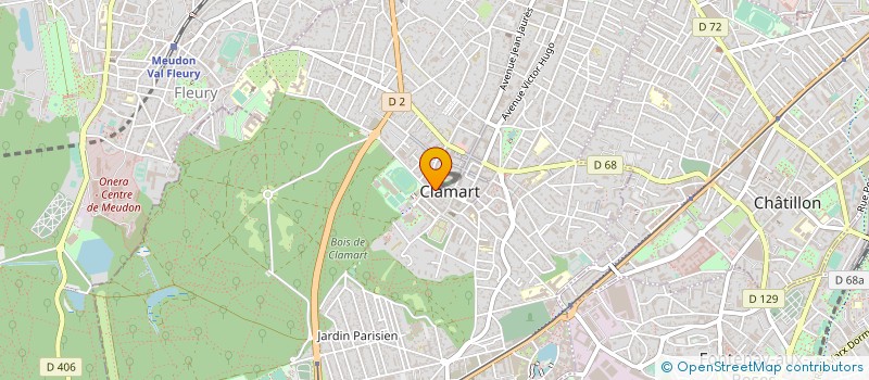 localisation de l'entreprise MONSIEUR NICOLAS RUDELLE  ANTONY