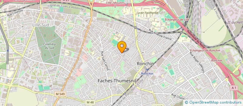 localisation de l'entreprise MONSIEUR NICOLAS RUDOLF à LILLE