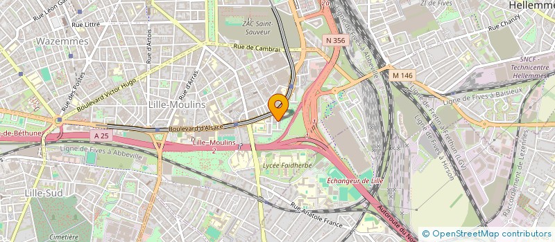 localisation de l'entreprise MONSIEUR NICOLAS RUFFIN à LILLE
