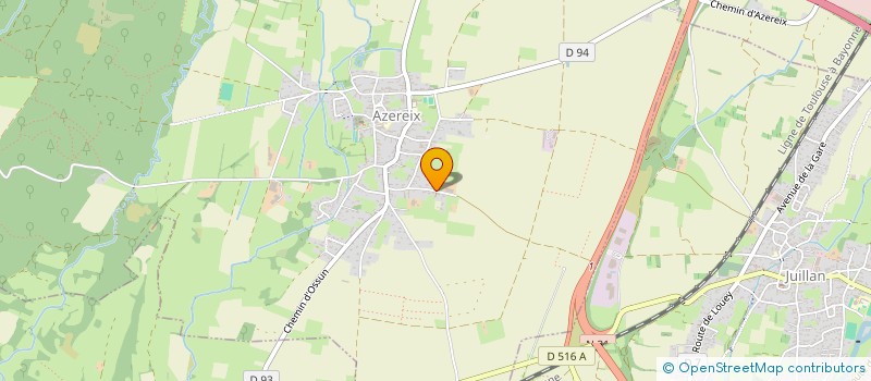 localisation de l'entreprise MONSIEUR NICOLAS RUIZ  AZEREIX