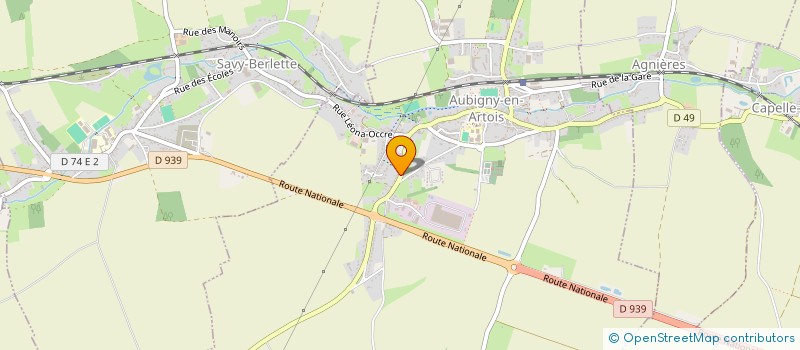 localisation de l'entreprise MONSIEUR NICOLAS RULENCE  AUBIGNY-EN-ARTOIS