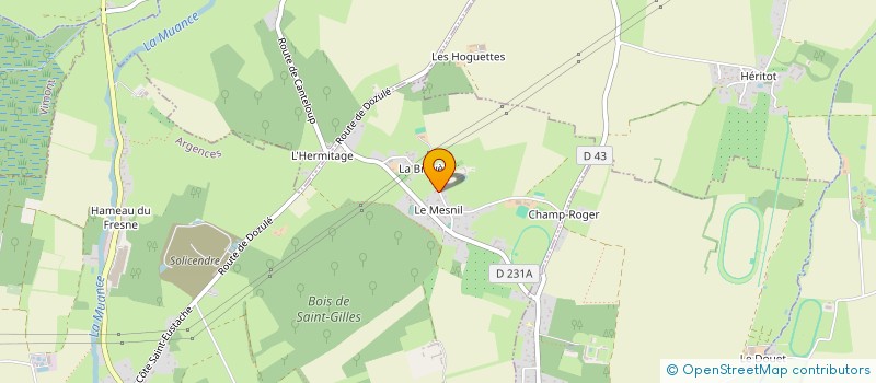 localisation de l'entreprise MONSIEUR NICOLAS RUQUIER  ARGENCES