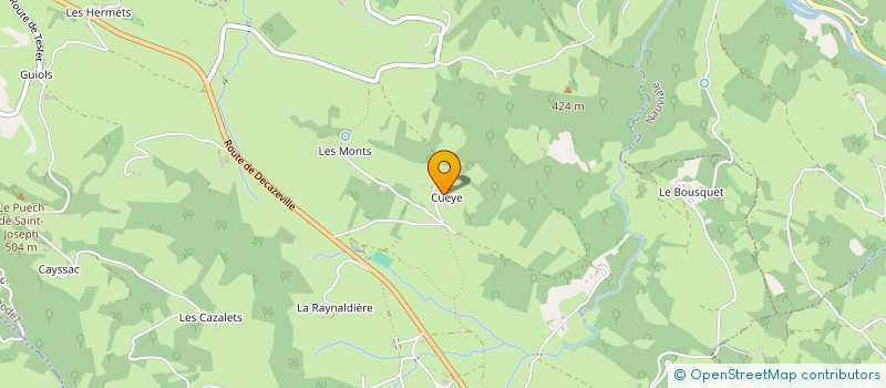 localisation de l'entreprise MONSIEUR NICOLAS RUSSON  SAINT-CHRISTOPHE-VALLON