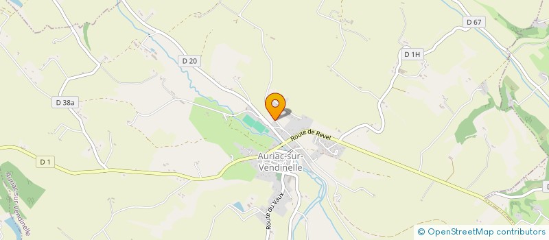 localisation de l'entreprise MONSIEUR NICOLAS RUTH  AURIAC-SUR-VENDINELLE