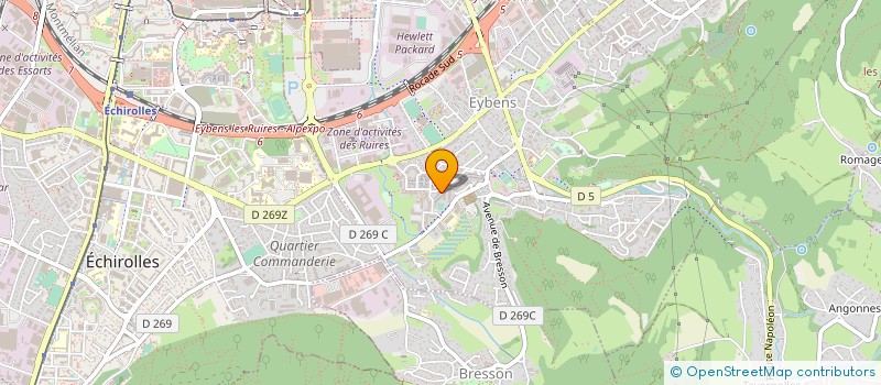 localisation de l'entreprise MONSIEUR NICOLAS RUTIGLIANO  EYBENS