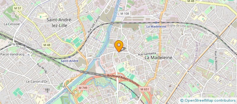localisation de l'entreprise MONSIEUR NICOLAS RYTTER à LA MADELEINE
