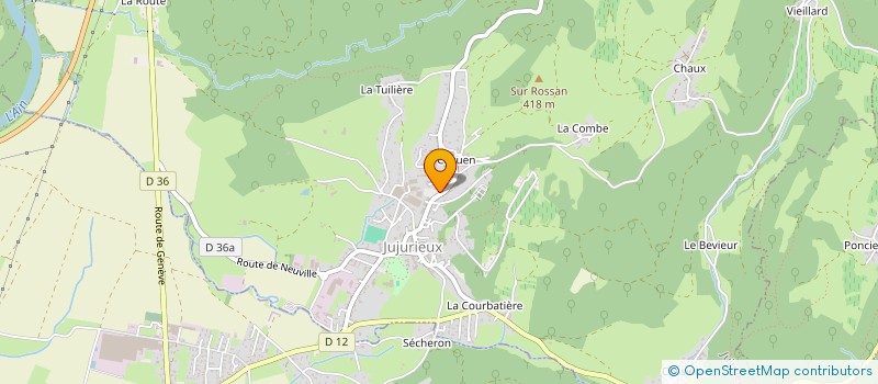 localisation de l'entreprise MONSIEUR NICOLAS SABAIER à JUJURIEUX