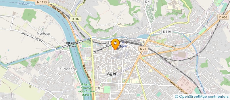 localisation de l'entreprise MONSIEUR NICOLAS SABINE  AGEN